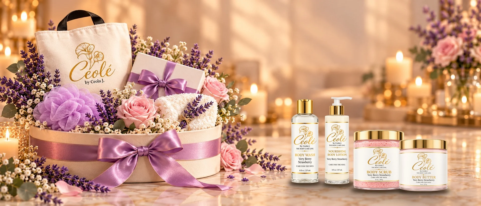 Host a Ceolé by Ceola J. Reconnect Party — an intimate gathering styled with the Ceolé by Ceola J. collection